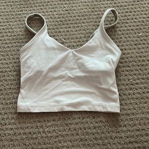 white lululemon align tank size 0